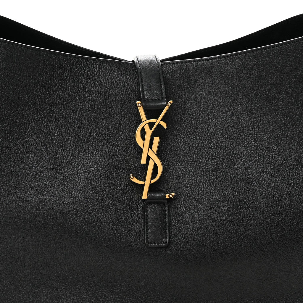 Supple Calfskin Large Le 5 A 7 Soft Hobo Black