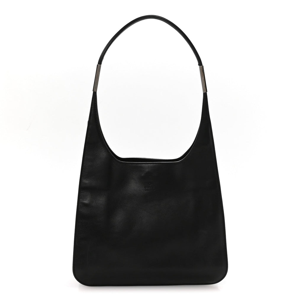 Calfskin Hobo Bag Black