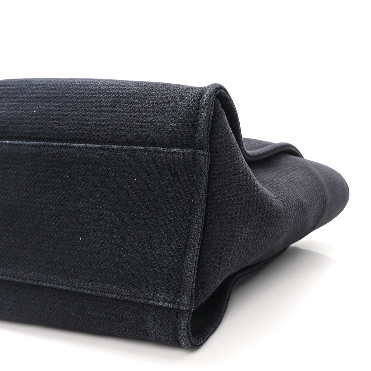 Mixed Fibers Medium Deauville Tote Navy Blue