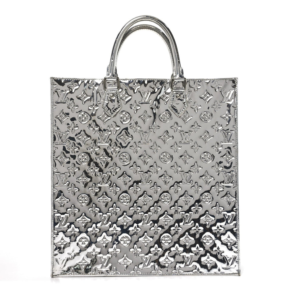 Monogram Miroir Sac Plat Silver