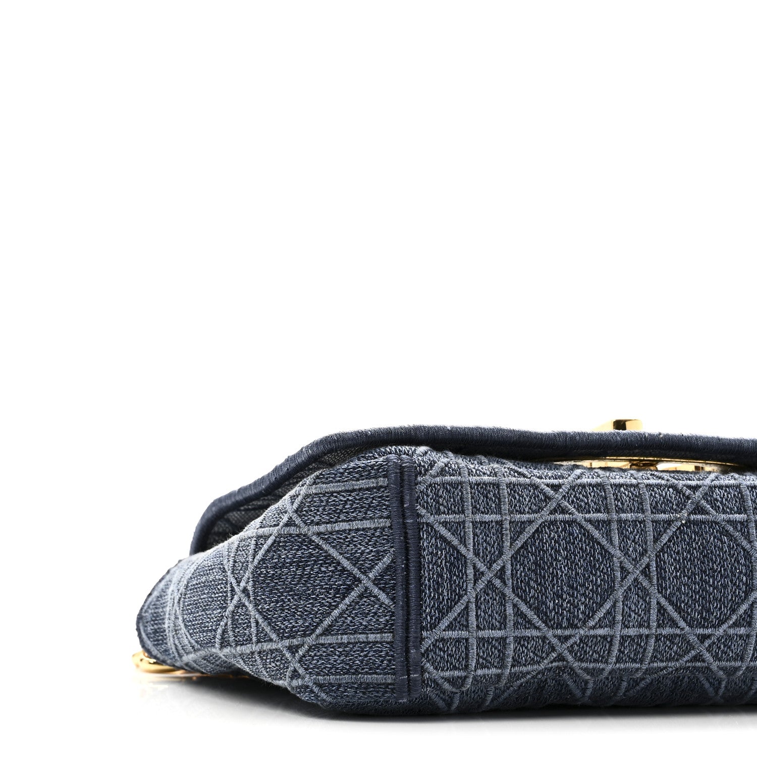 Denim Cannage Small Caro Bag Blue