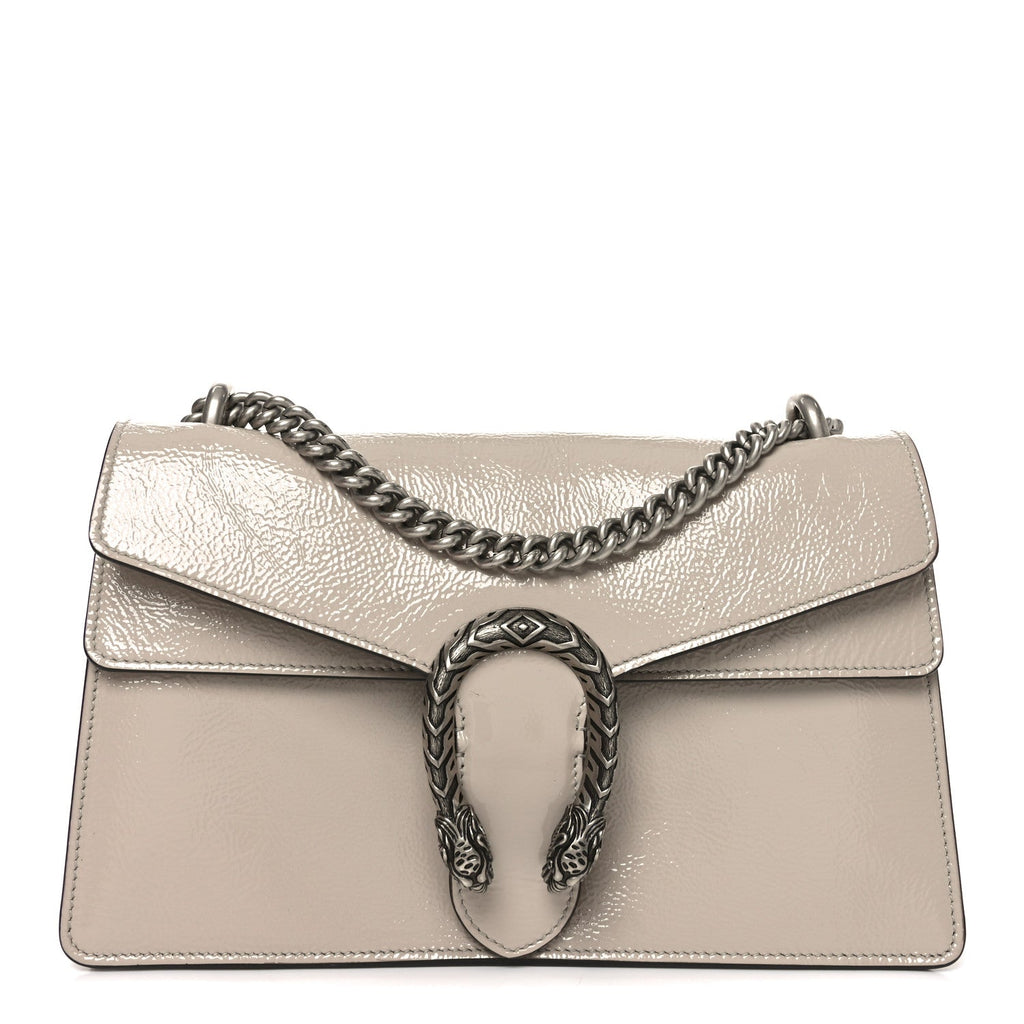 Crinkled Patent Small Dionysus Shoulder Bag Sphinx
