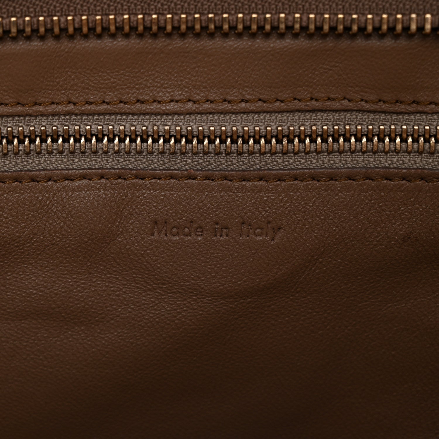 Smooth Calfskin Mini Luggage Camel