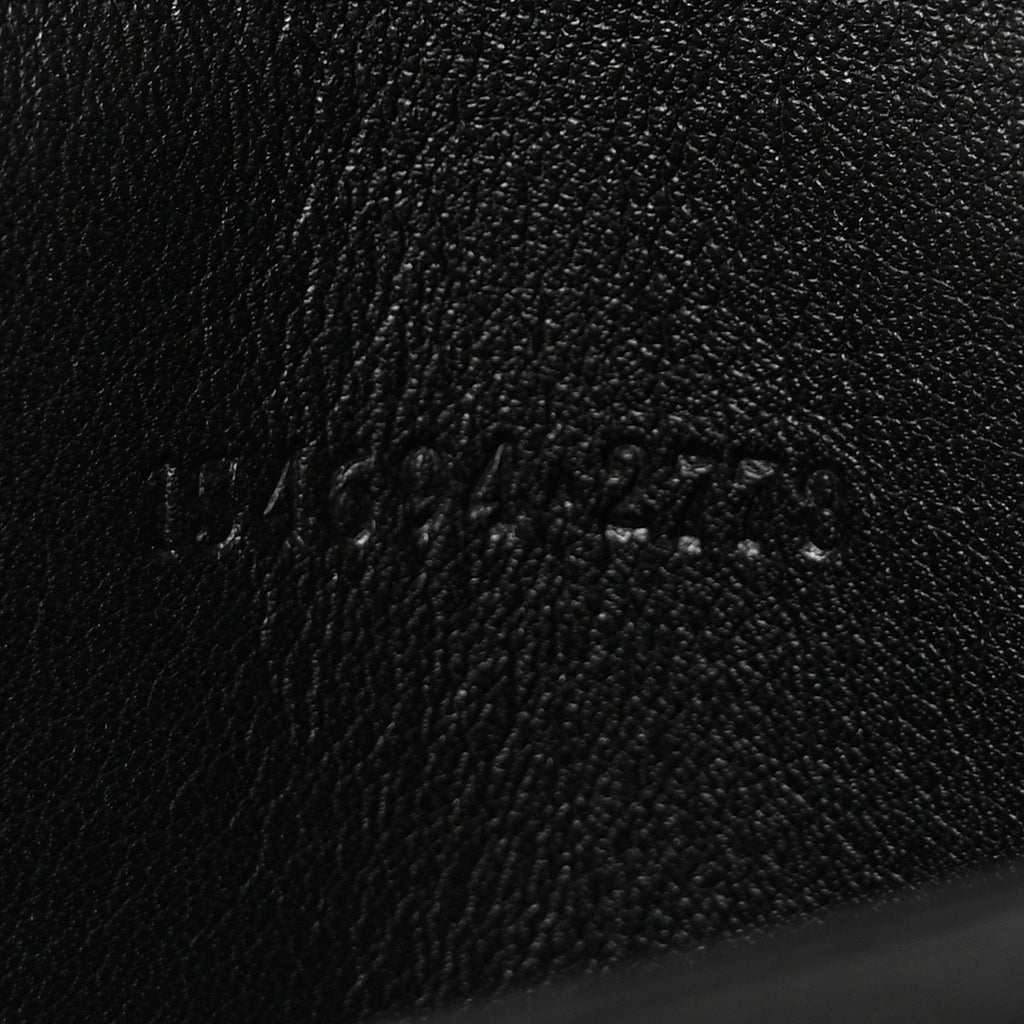 Guccissima Passport Case Black