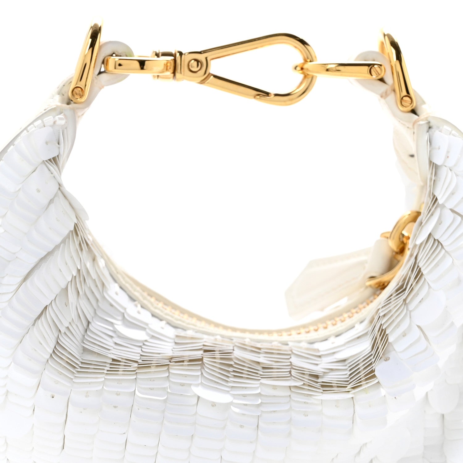 Sequin Paillettes Shiny Nappa Nano Fendigraphy Hobo Charm Ottico