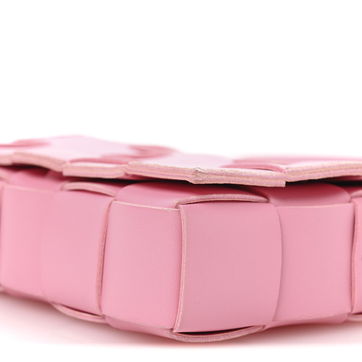 Lambskin Maxi Intrecciato Small Cassette Crossbody Bag Ribbon