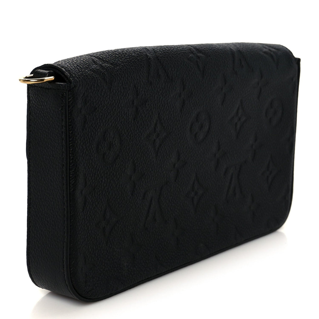 Empreinte Pochette Felicie Chain Wallet Black