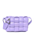 Nappa Maxi Intreccio Padded Cassette Crossbody Bag Wisteria
