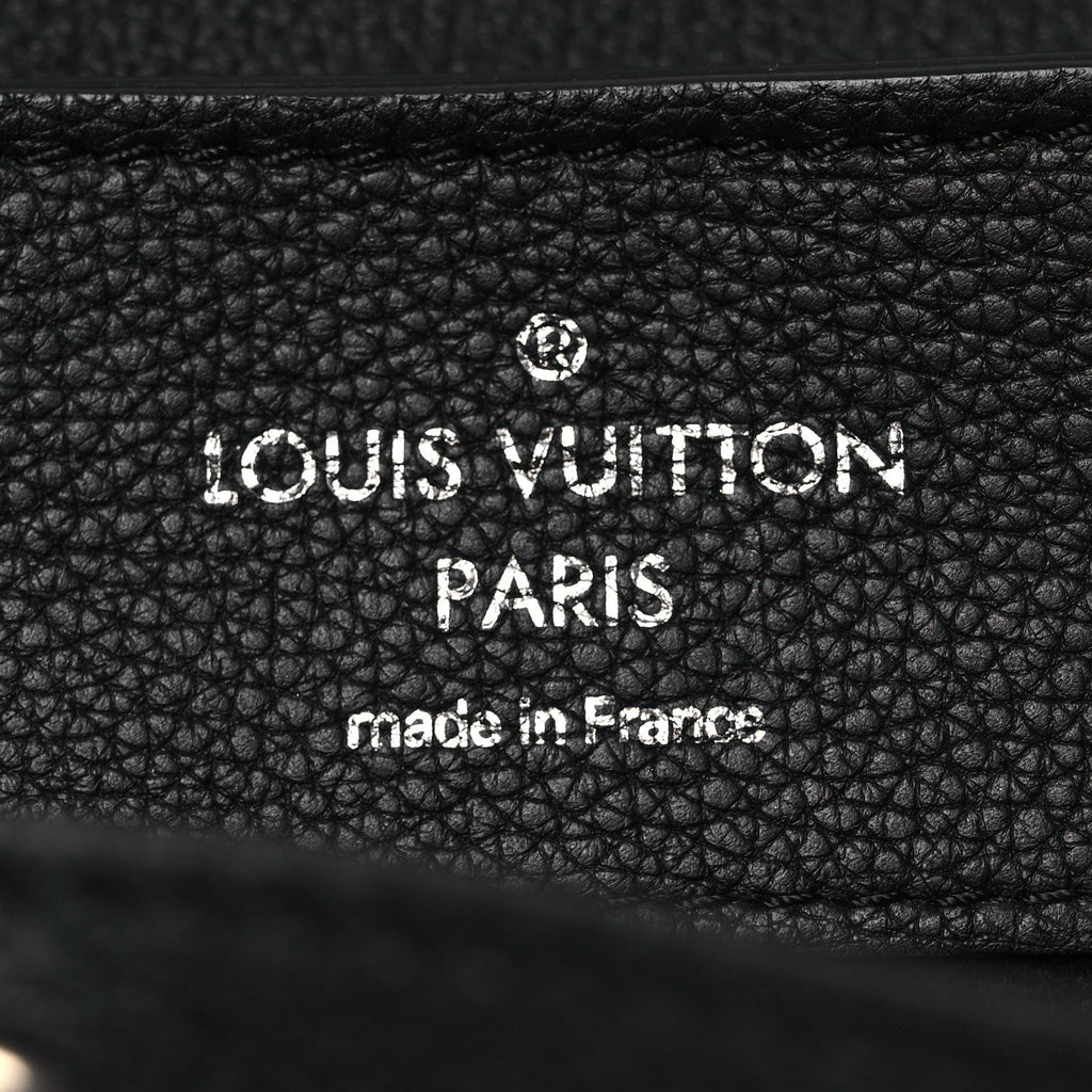 Calfskin Lockme Backpack Black