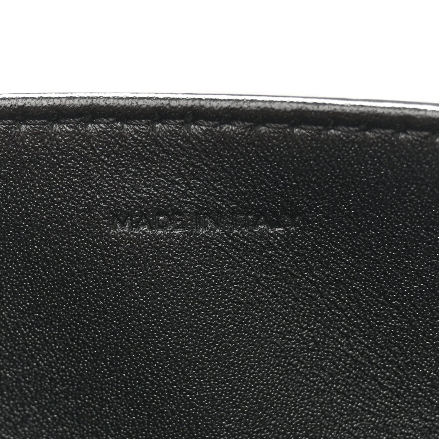 Shiny Calfskin Triomphe Chain Shoulder Bag Black