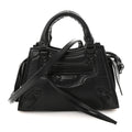 Cake Calfskin Tonal Hardware Mini Neo Classic City Black