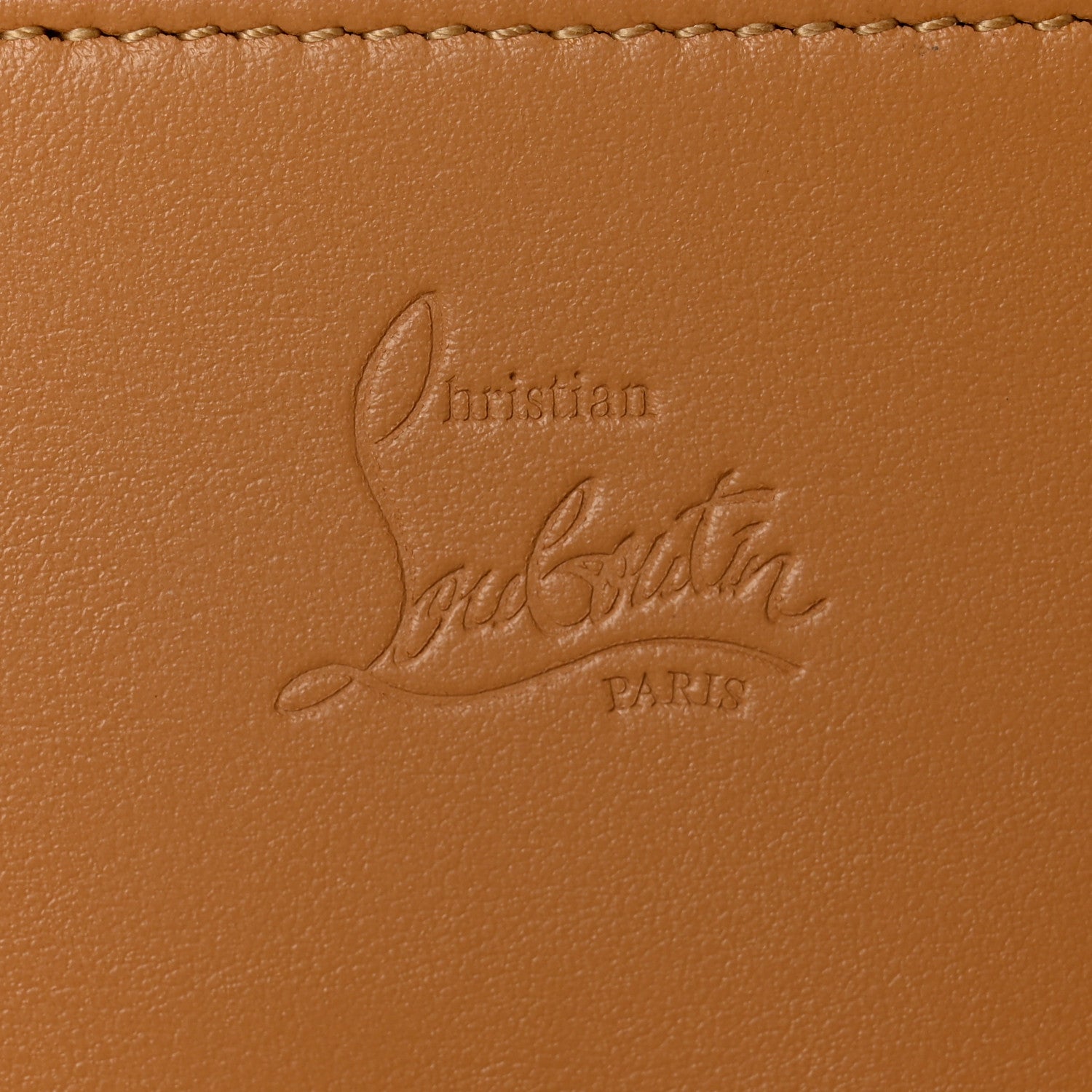 Calfskin Macaron Spiked Flap Wallet Cannelle