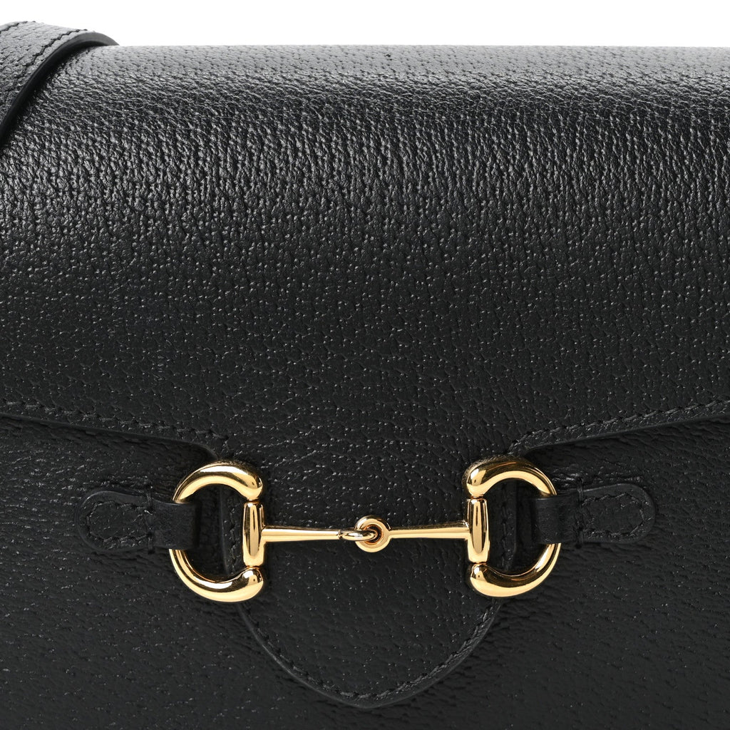 Calfskin Horsebit 1955 Shoulder Bag Black