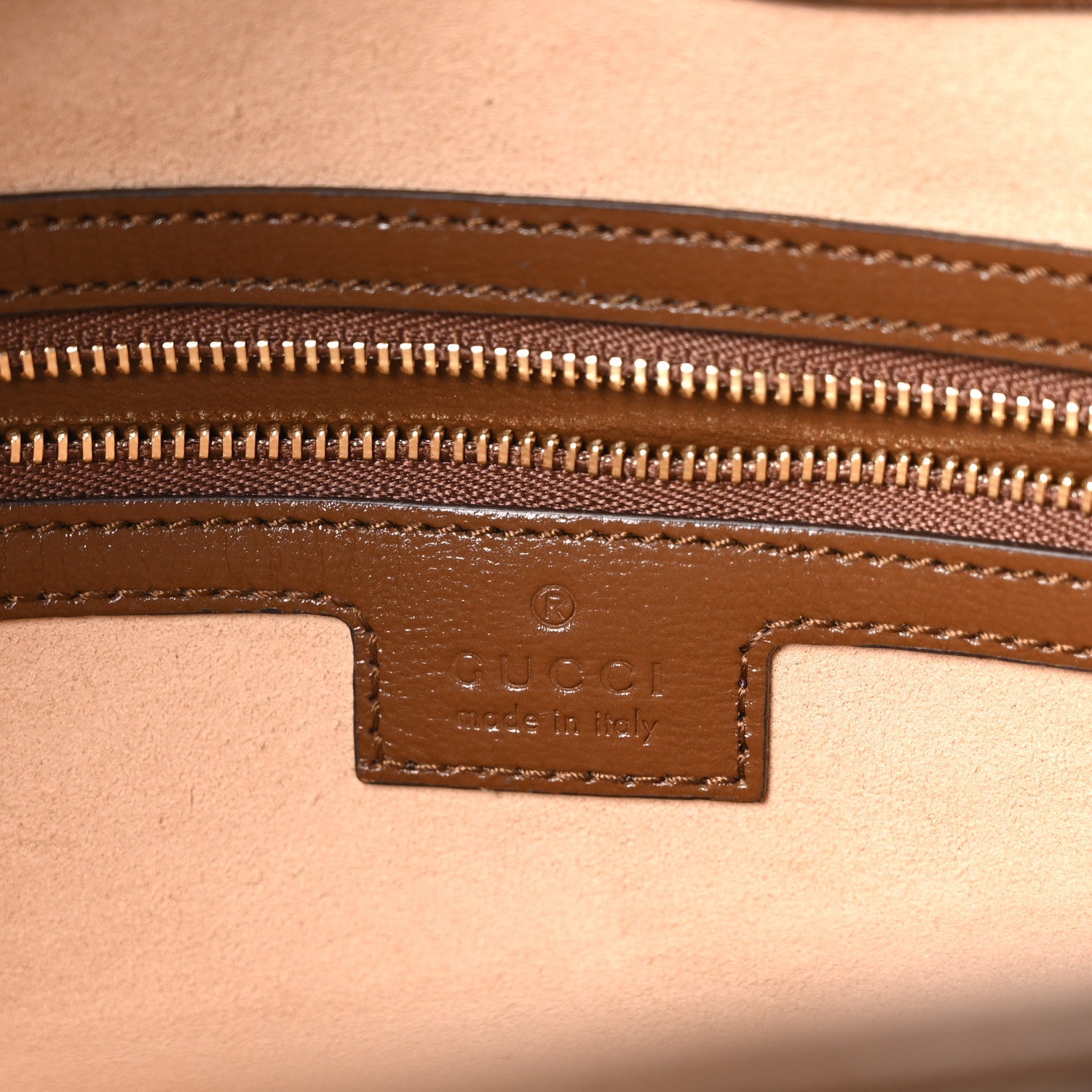 GG Supreme Monogram Azalea Calfskin Web Medium Jackie 1961 Hobo Beige Ebony Brown Sugar