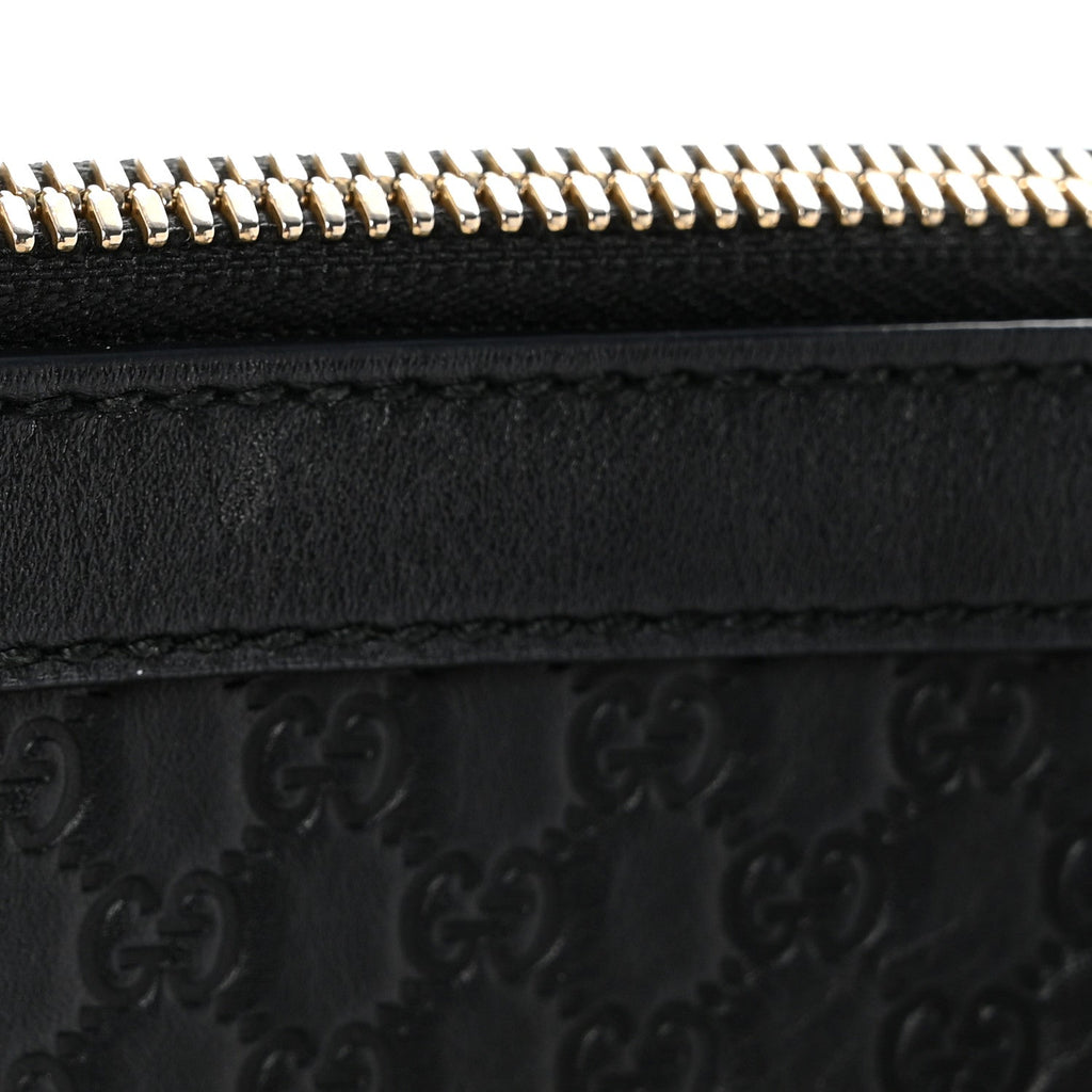 Soft Microguccissima Dome Satchel Black