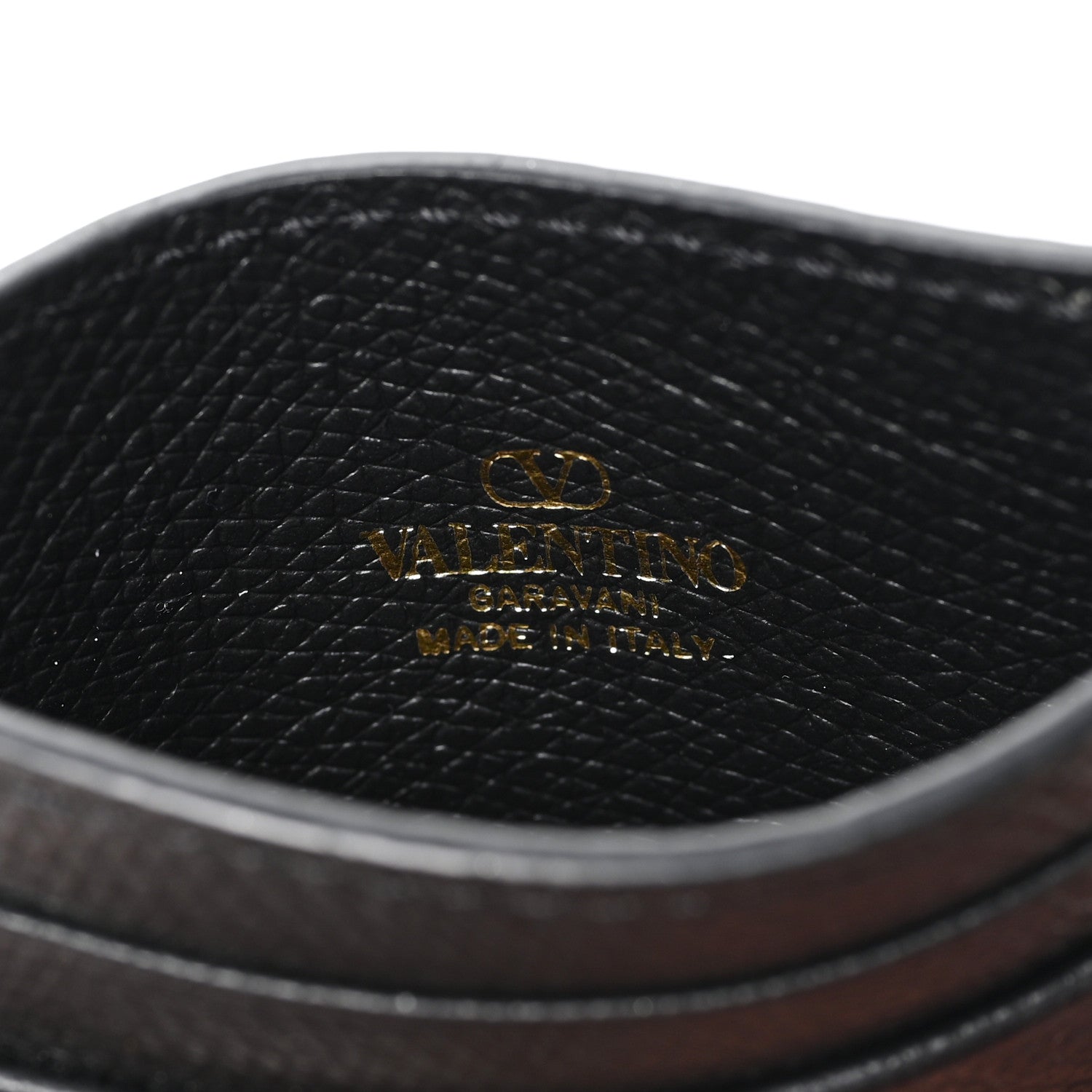 Calfskin Toile Iconographe Embossed Vlogo  Holder Black
