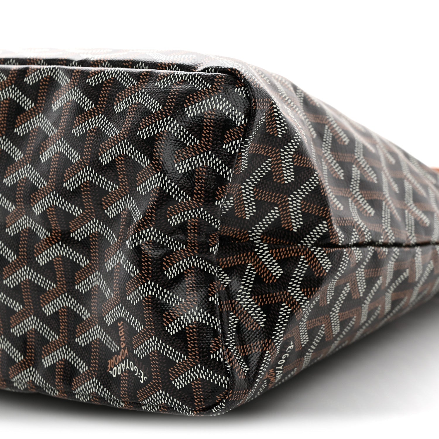 Goyardine Boheme Hobo Black Gold