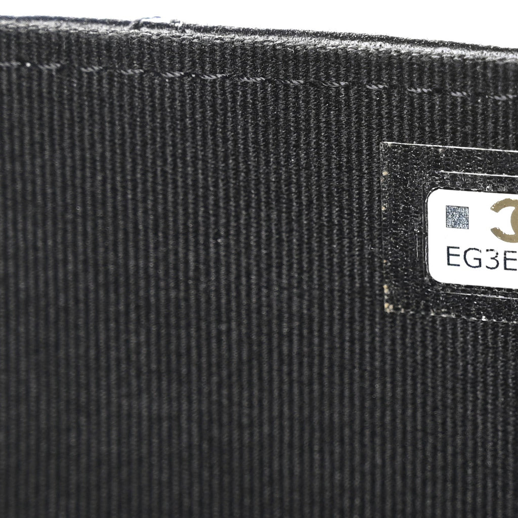 Lambskin Quilted Phone Holder Flap Black