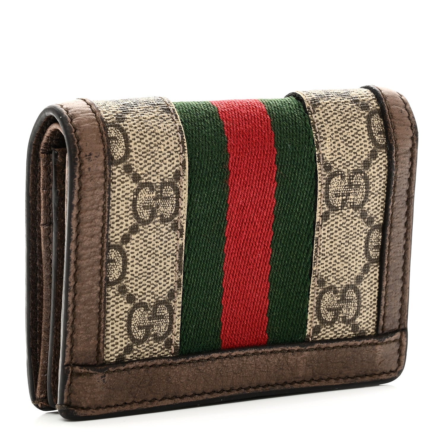GG Supreme Monogram Web Ophidia  Case Beige New Acero