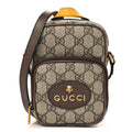 GG Supreme Monogram Mini Neo Vintage Double Zip Messenger Bag Beige New Acero Crop