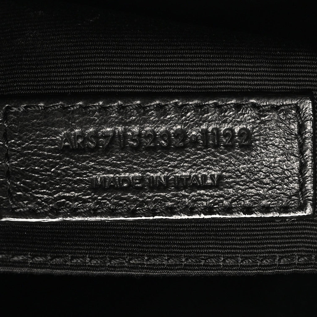Calfskin Matelasse Monogram Lou Camera Bag Black
