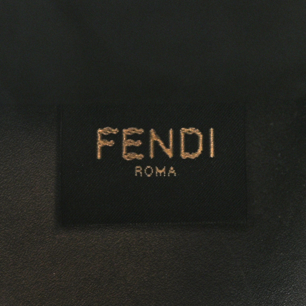 Vitello King Plexiglass Small Fendi Sunshine Shopper Tote Black