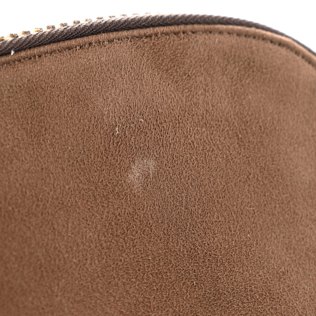 Grained Calfskin Medium Jennifer Crossbody Bag Brown