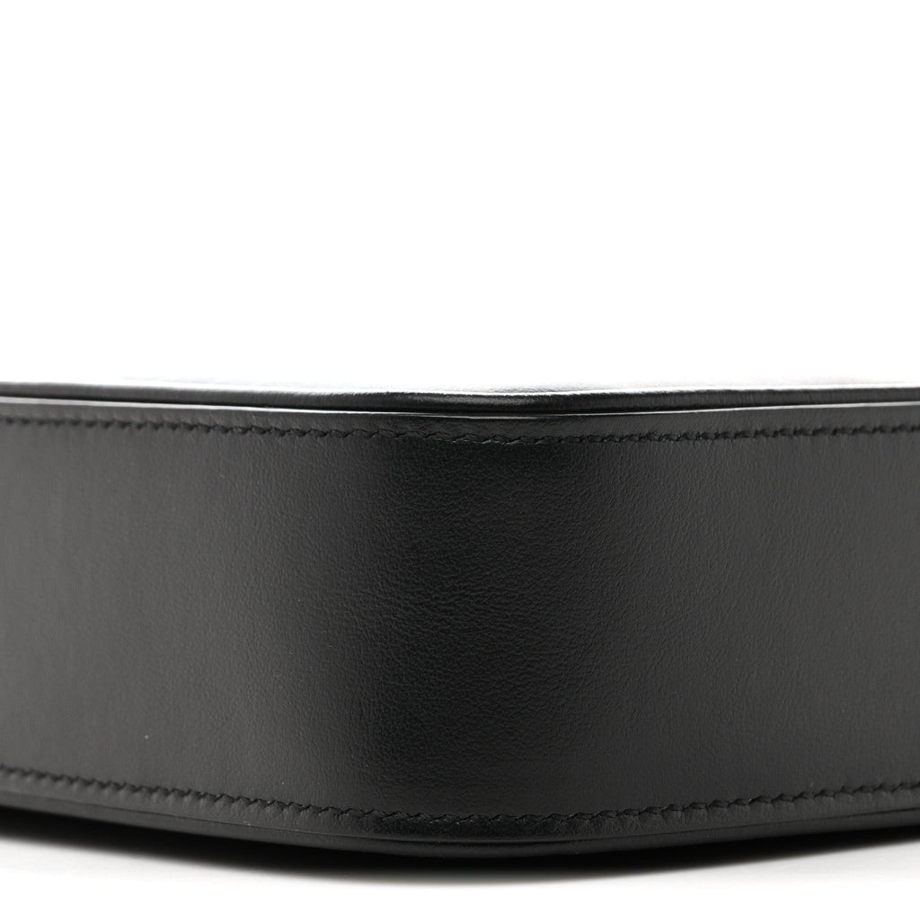 Smooth Calfskin Medium Messenger Bag Black
