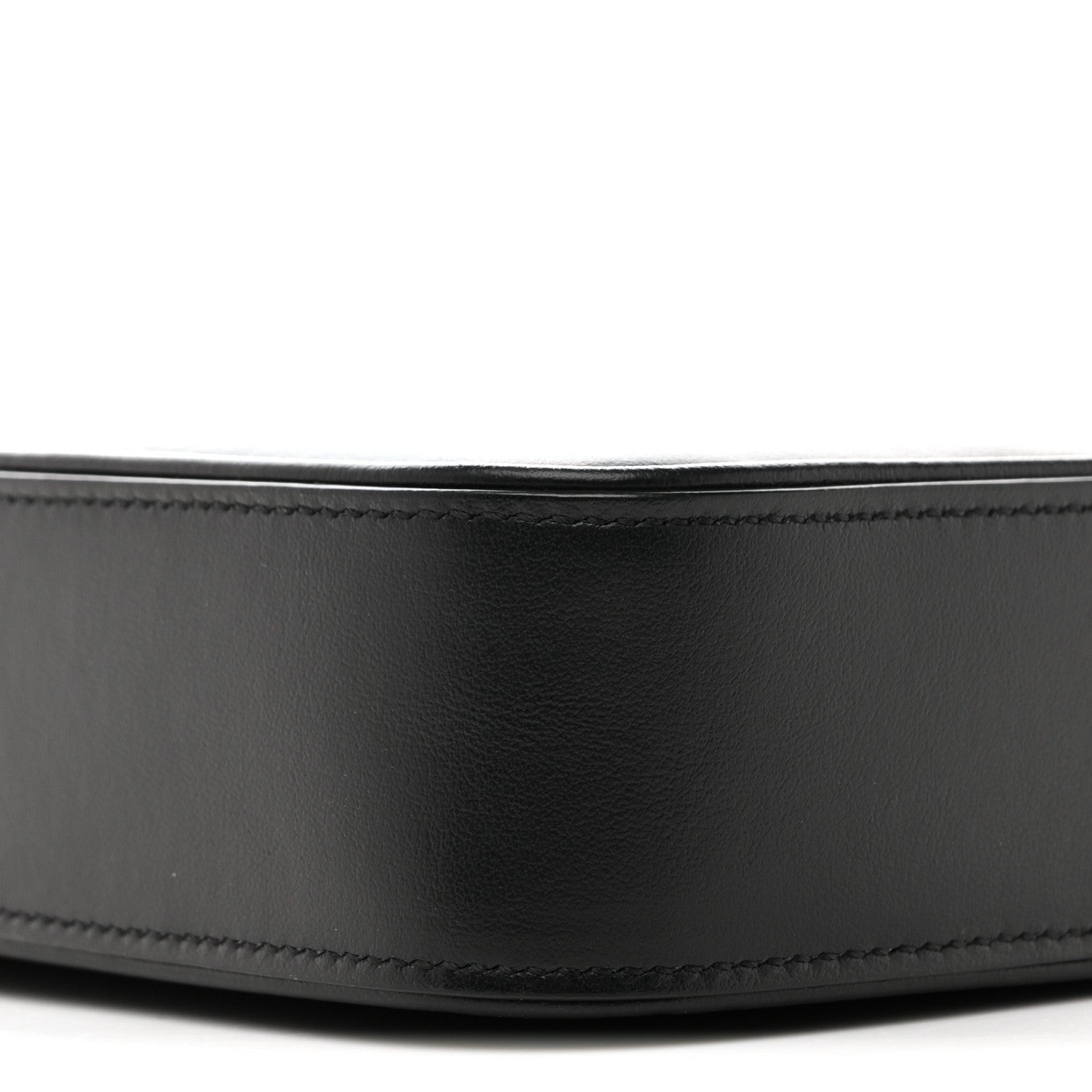 Smooth Calfskin Medium Messenger Bag Black