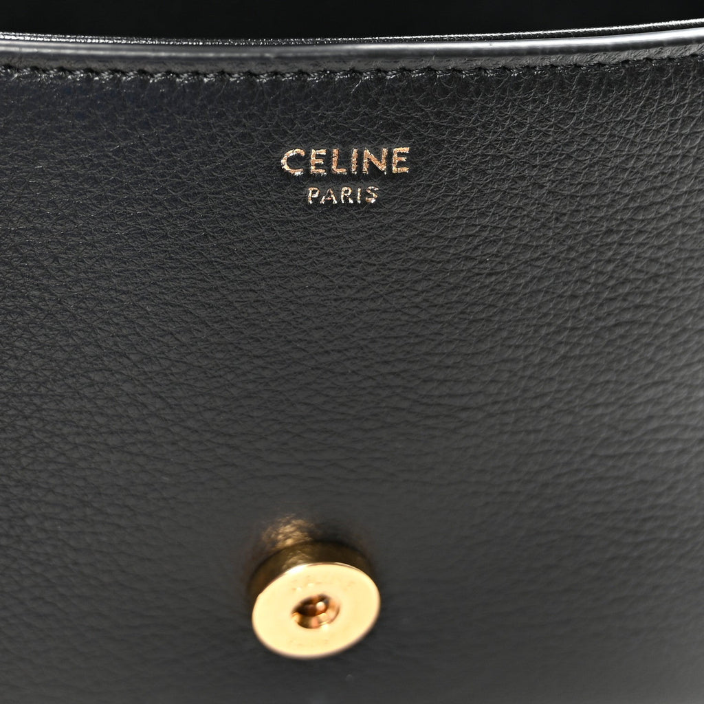 Supple Calfskin Mini Victoire Bag Black