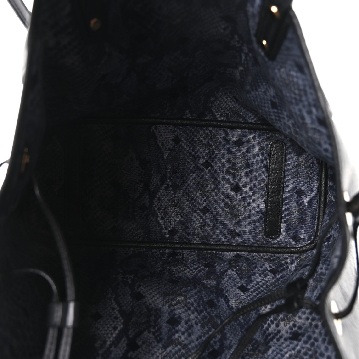 Visetos Medium Liz Reversible Shopper Tote Black