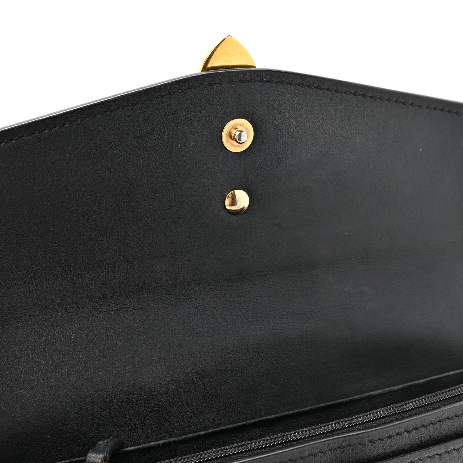 Calfskin Sylvie Continental Wallet Black