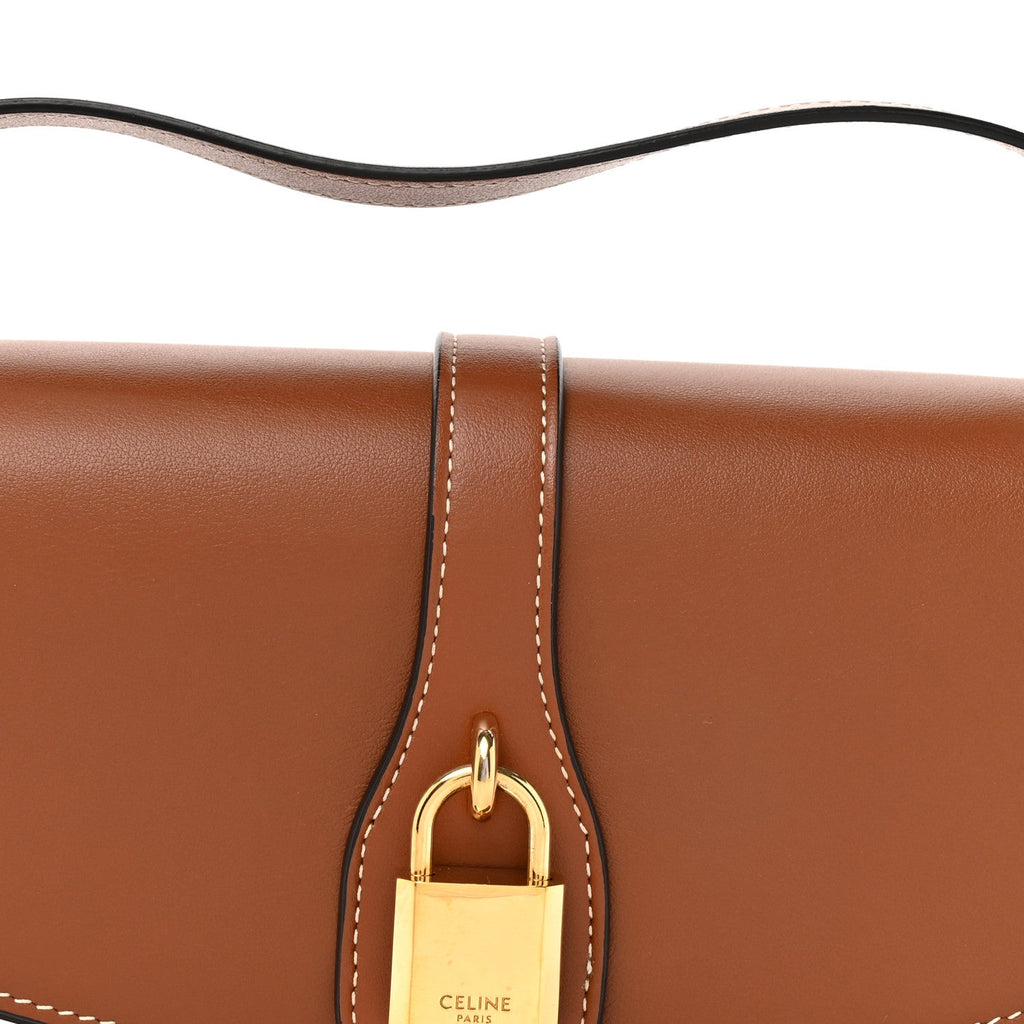 Smooth Calfskin Tabou Clutch On Strap Tan