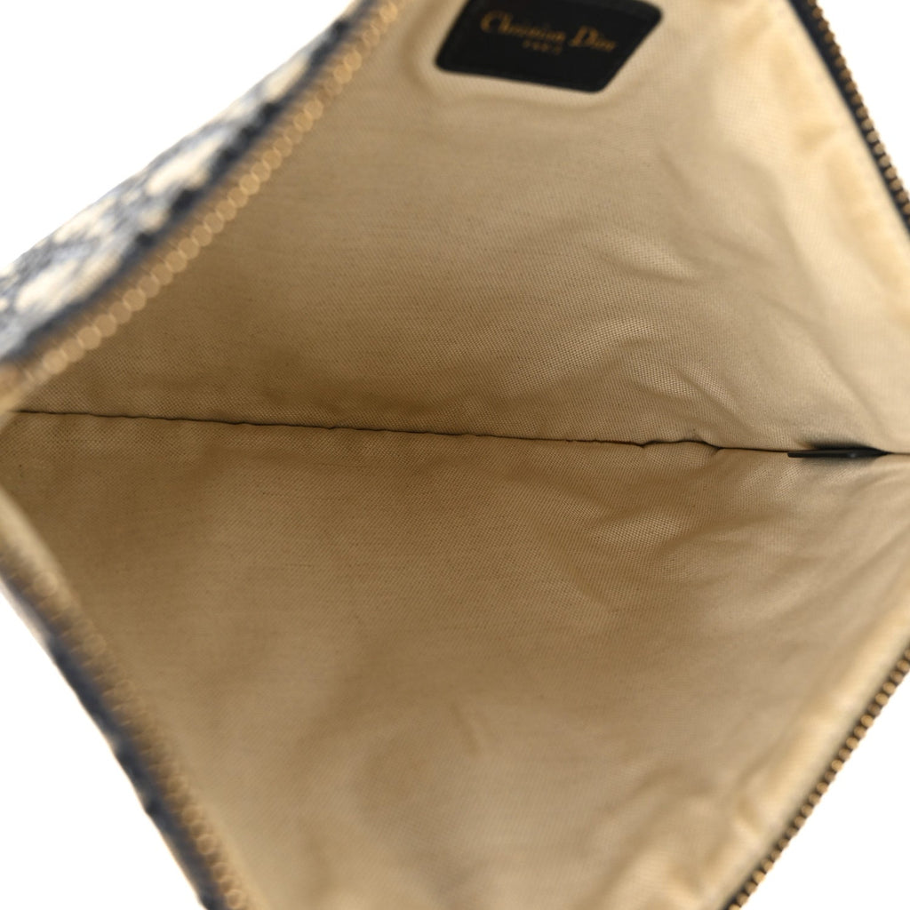 Oblique Monogram Pouch Clutch Blue