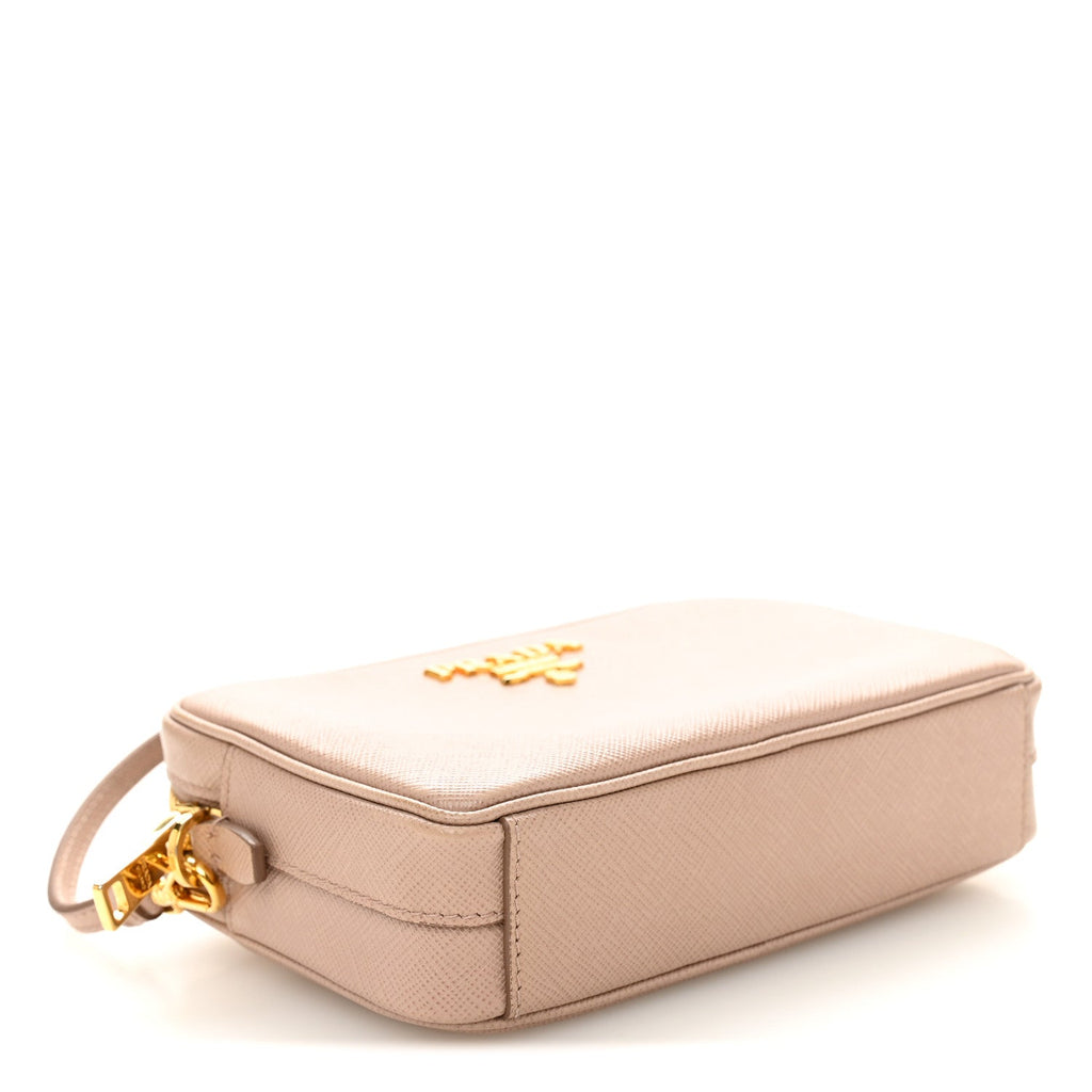 Saffiano Lux Small Camera Crossbody Bag Cirpria