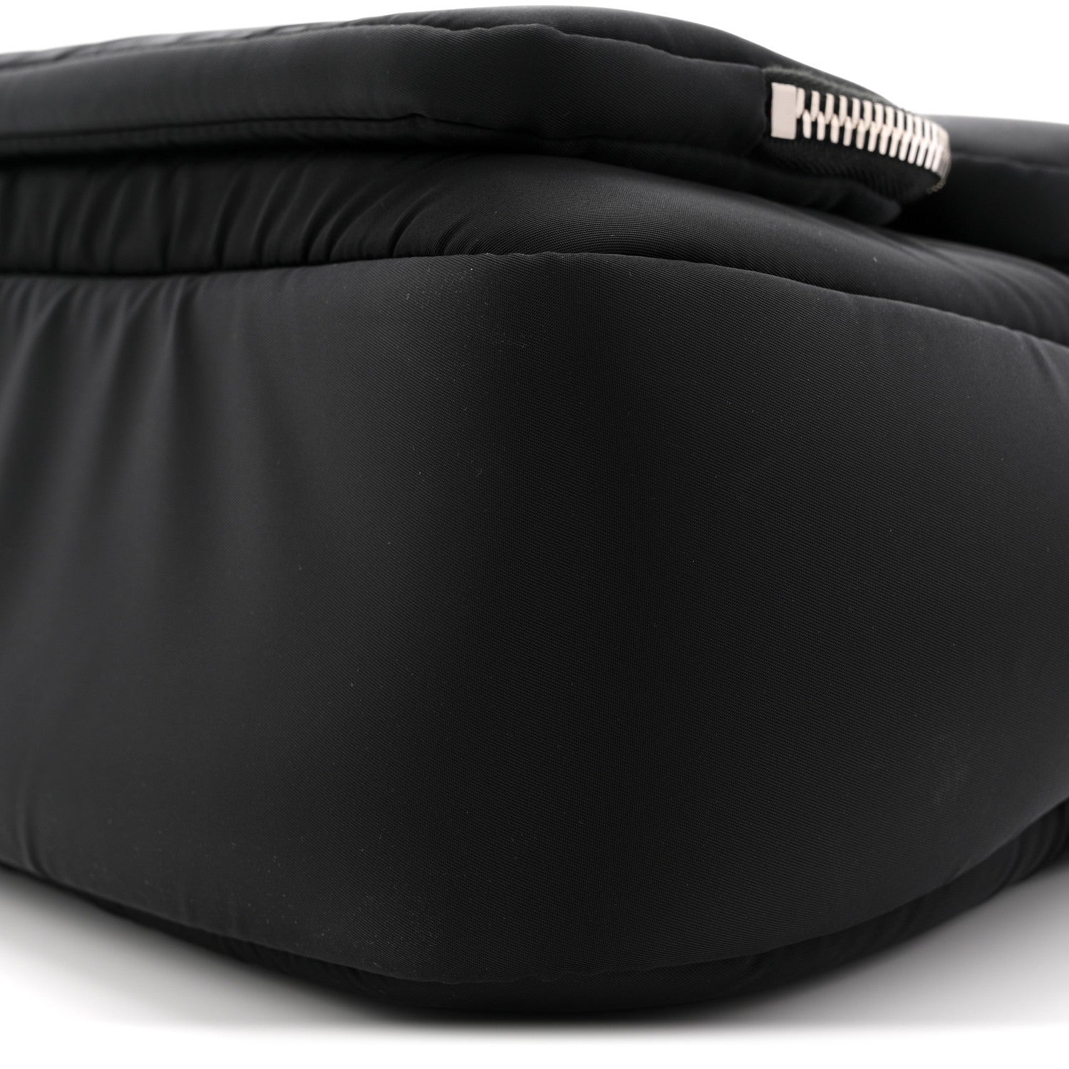 Tessuto Nylon Pocket Cargo Top Handle Bag Black Fuoco