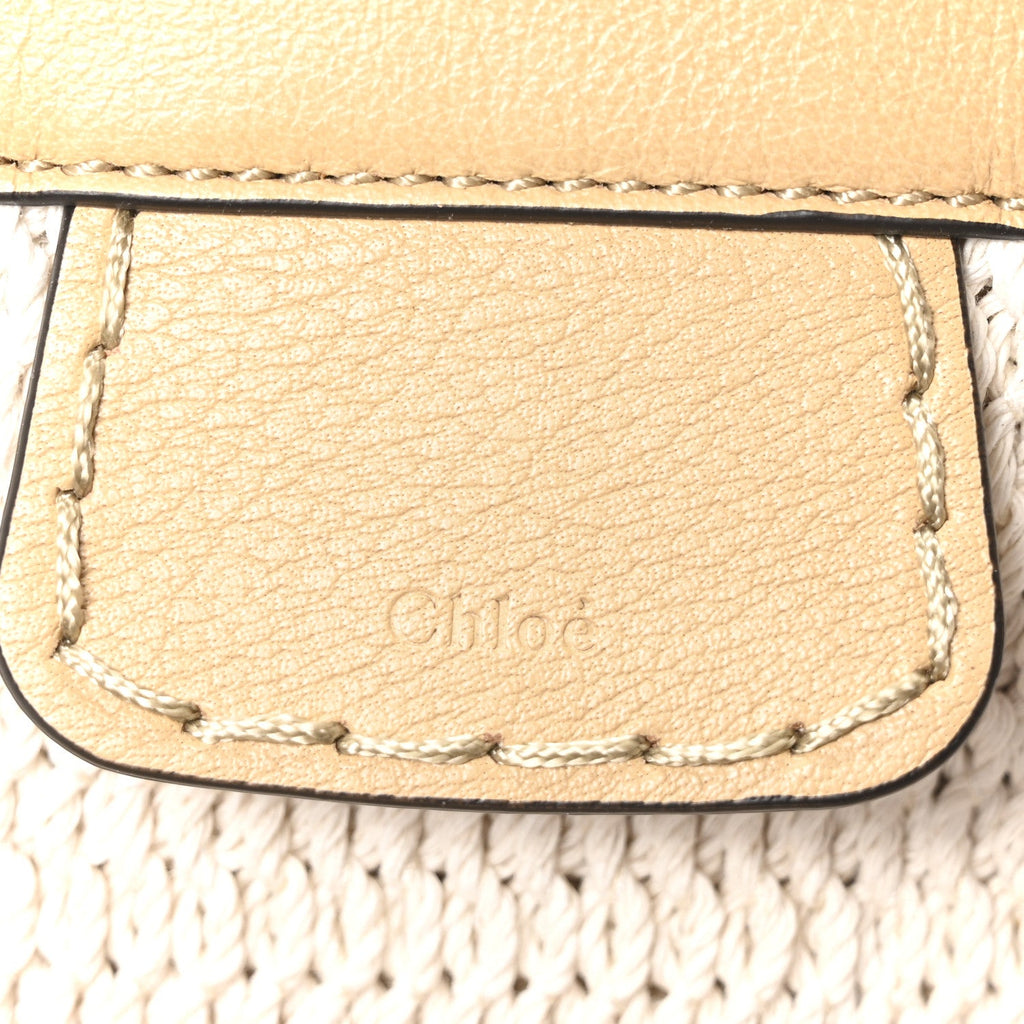 Cotton Calfskin Medium Edith Day Bag Soft Tan