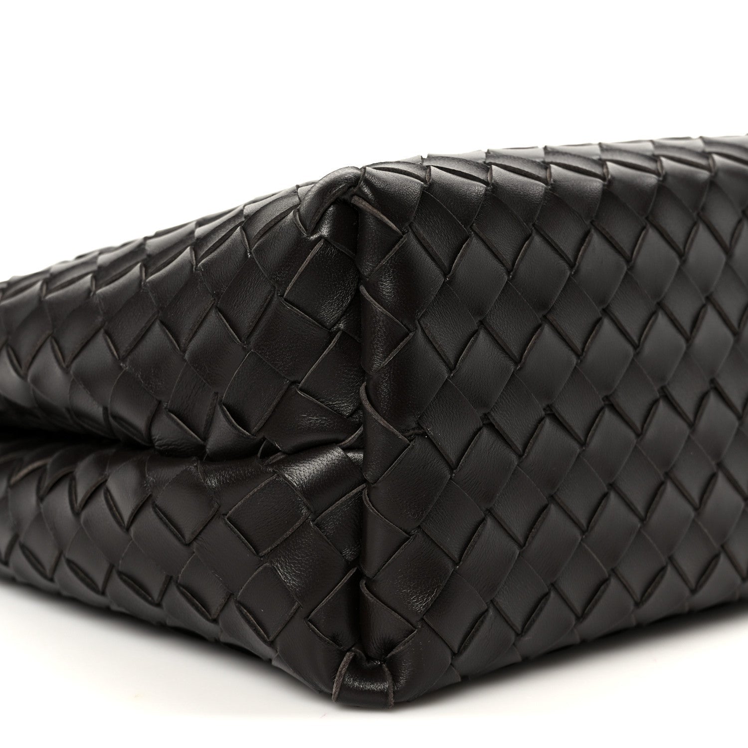 Nappa Intrecciato Medium Andiamo Shoulder Bag Fondant