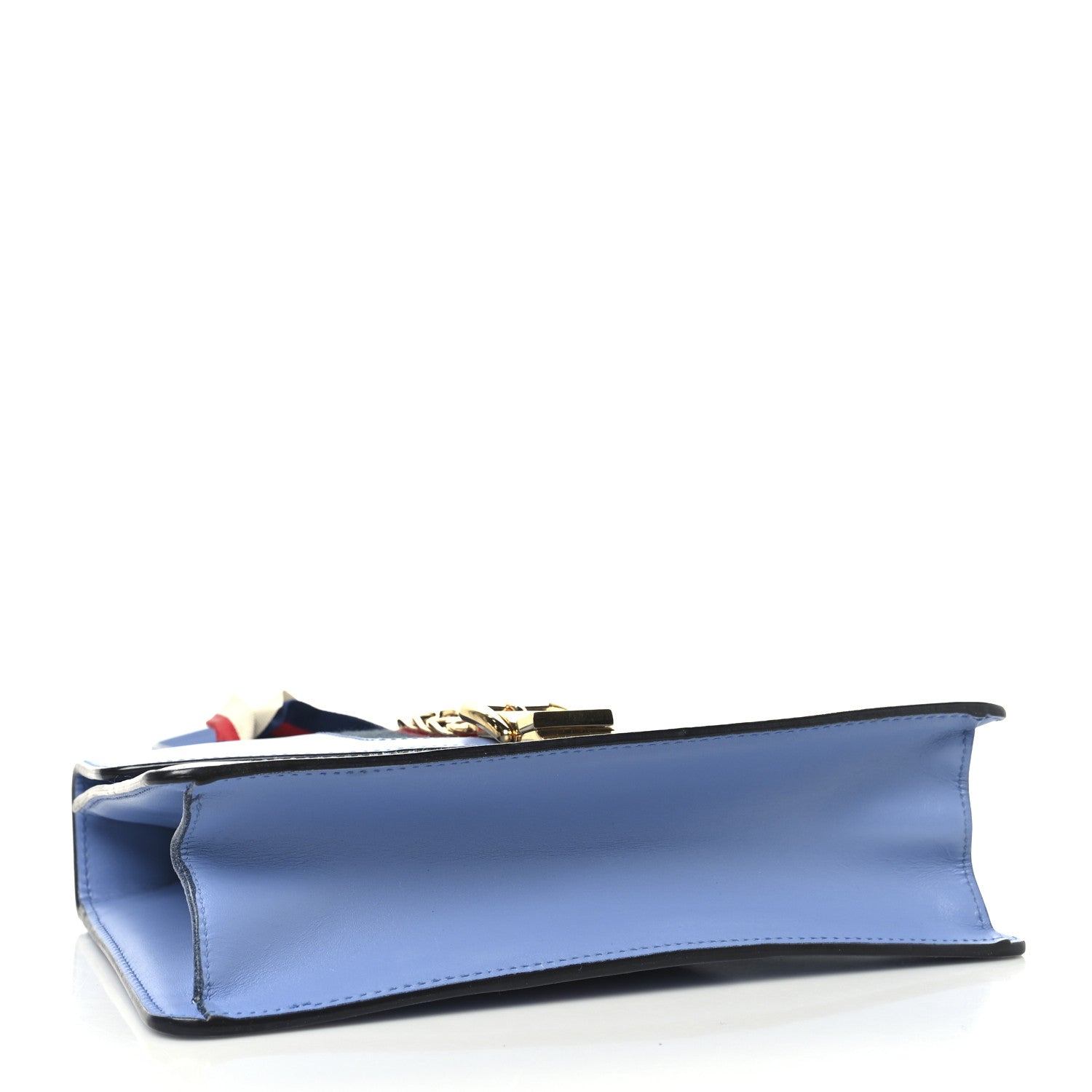 Calfskin Small Sylvie Shoulder Bag Clear Sky Blue