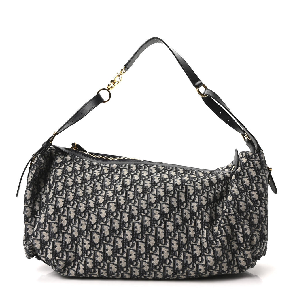 Oblique Large D-Journey Bag Blue