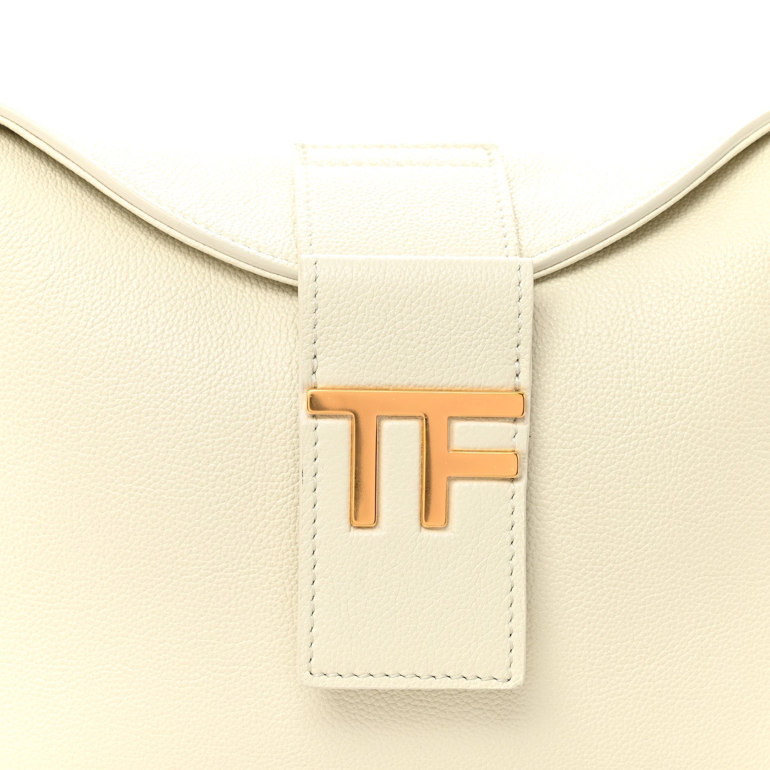 Grained Calfskin Mini TF Hobo White