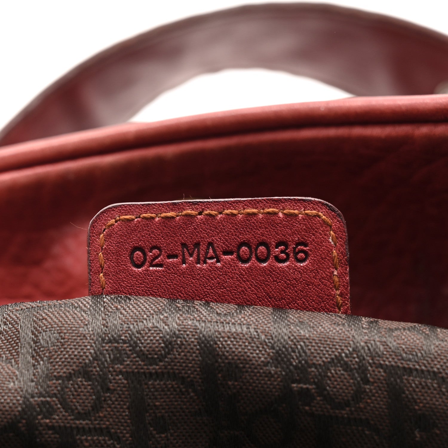 Calfskin Large Gaucho Double Saddle Bag Red