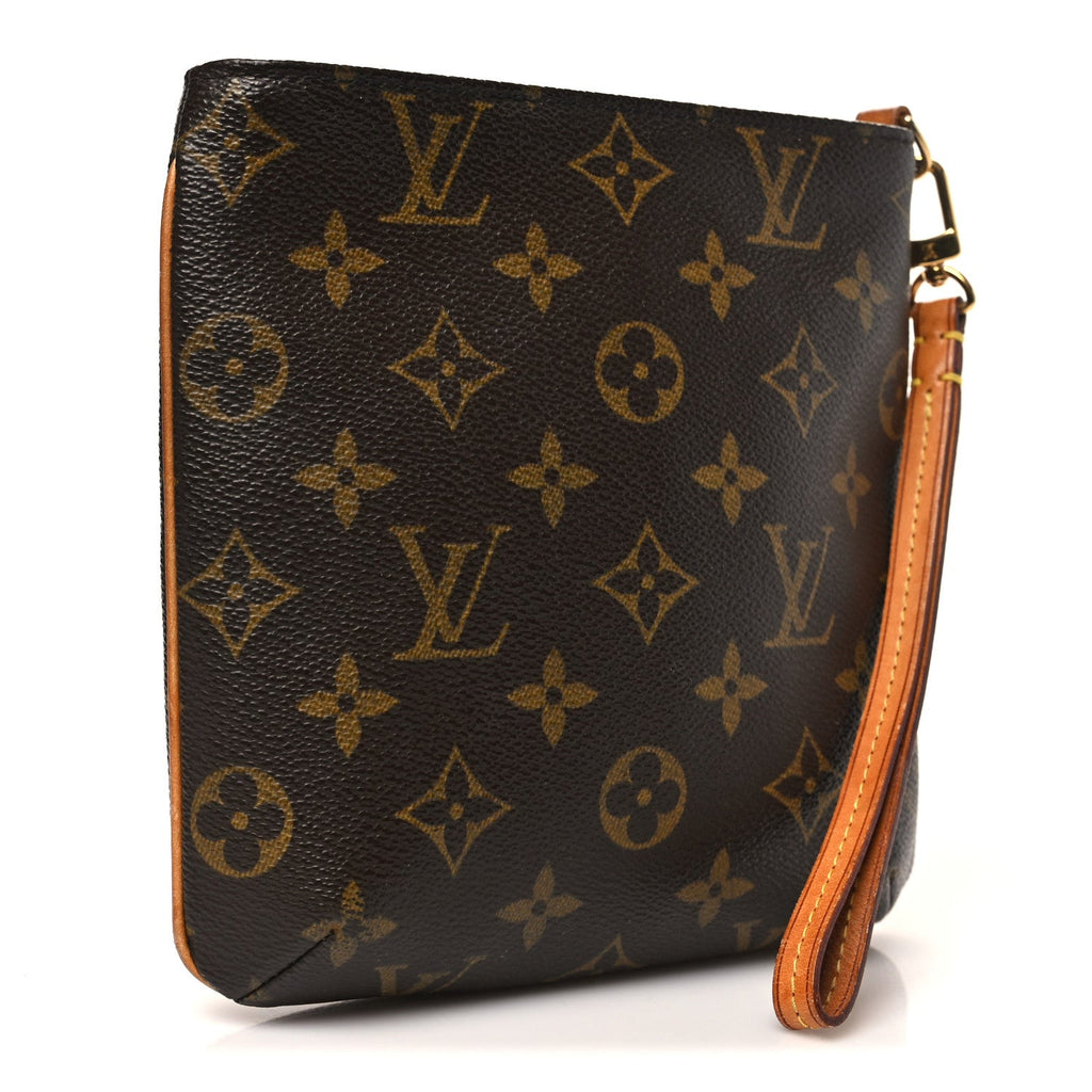 Monogram Partition Wristlet