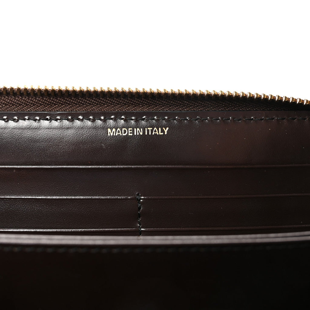 Haymarket Check Large Zip Around Wallet Brown