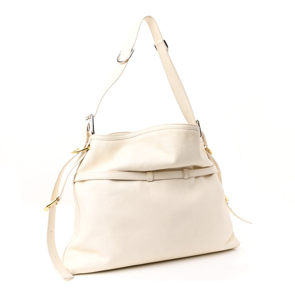 Calfskin Medium Voyou Bag Ivory