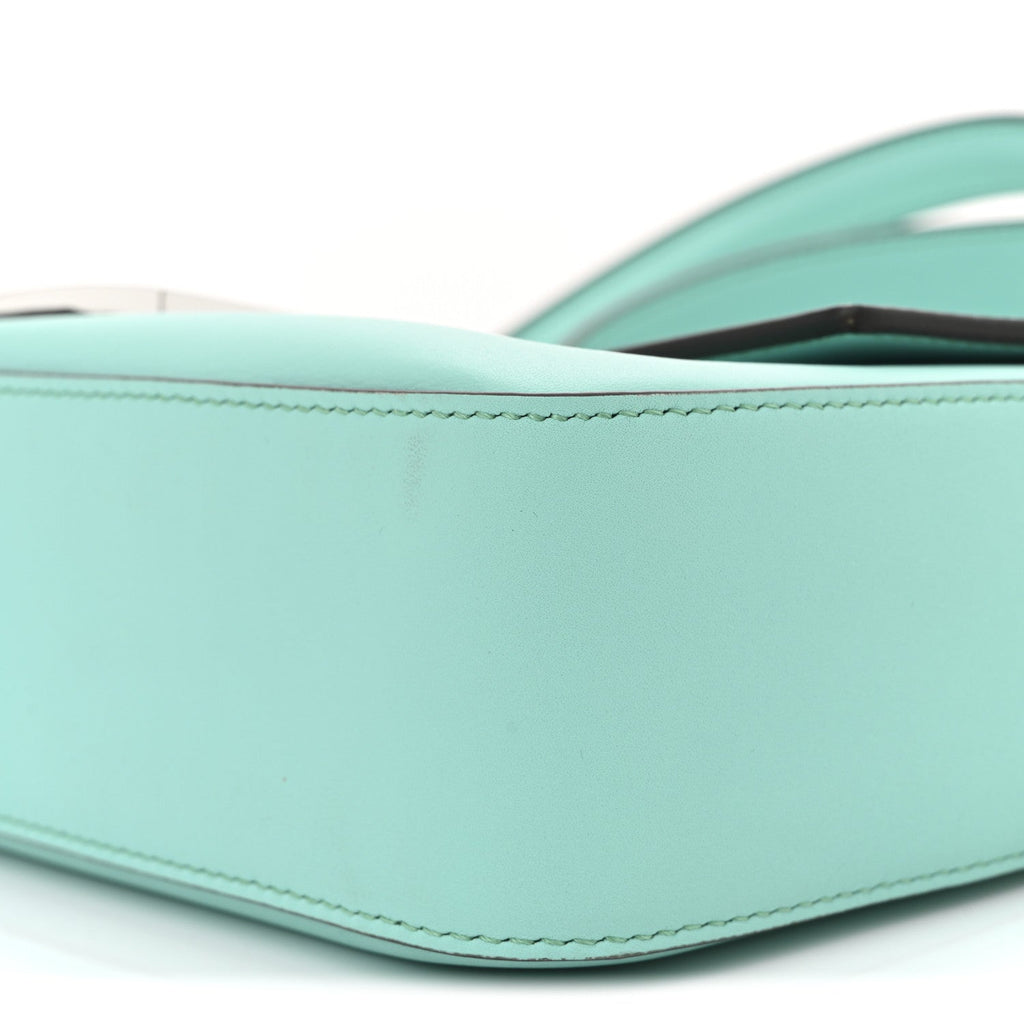 X TIFFANY Nappa Silver Baguette Blue Tiffany Silver