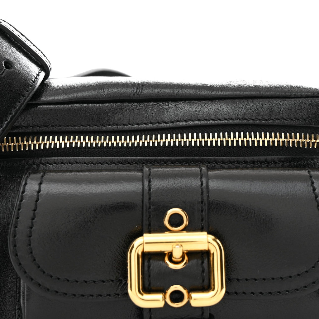 Shiny Buffalo Small Double Carry Camera Bag Black