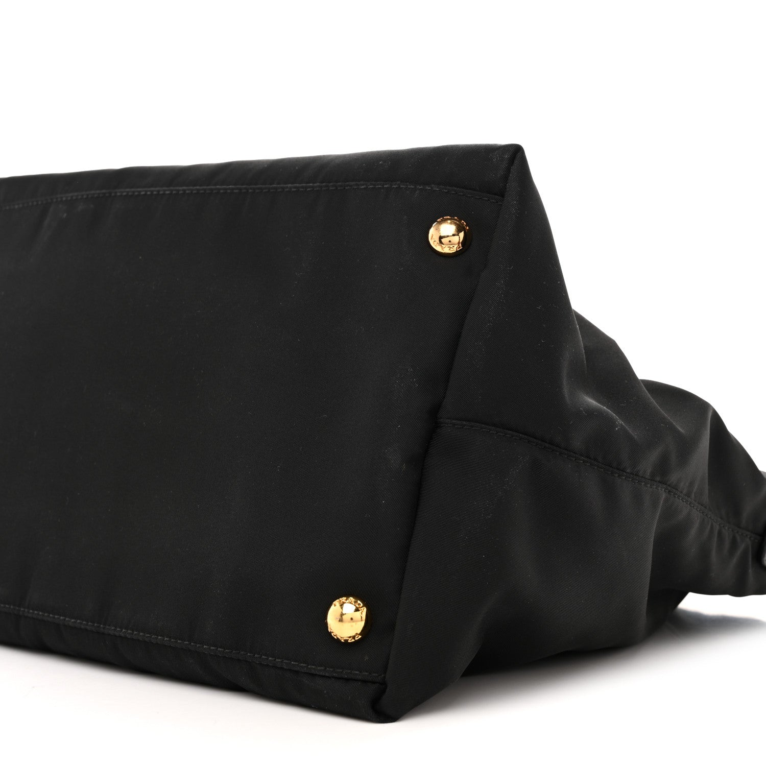 Tessuto Nylon Saffiano Tote Black