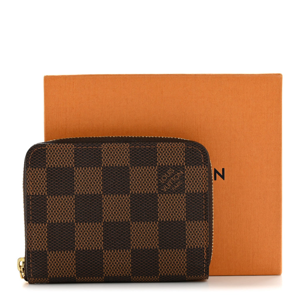 Damier Ebene Zippy Coin Purse