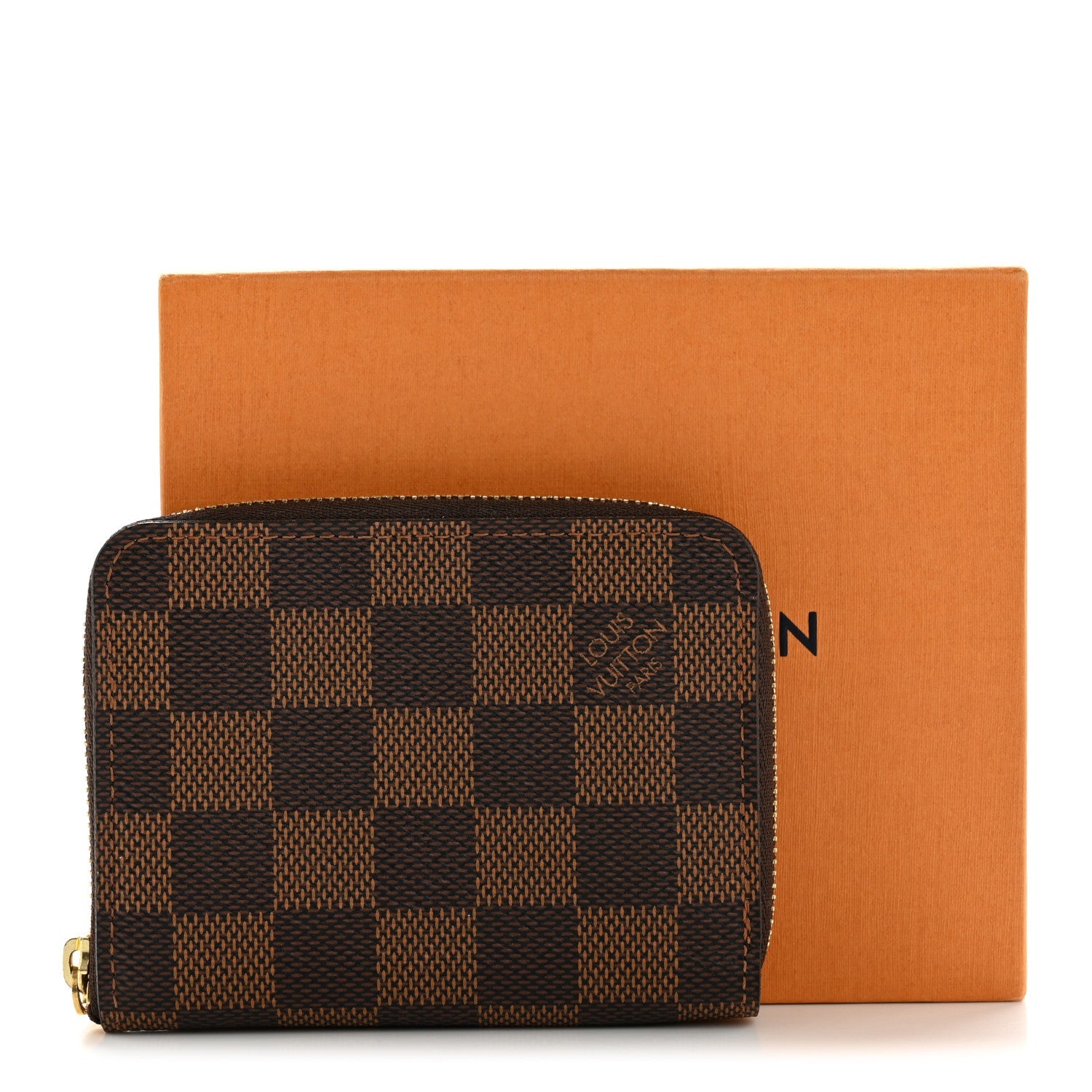 Damier Ebene Zippy Coin Purse